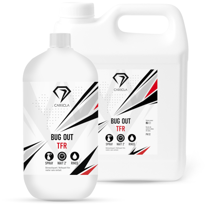 demoustiquant nettoyant insectes et film routier Bug Out TFR